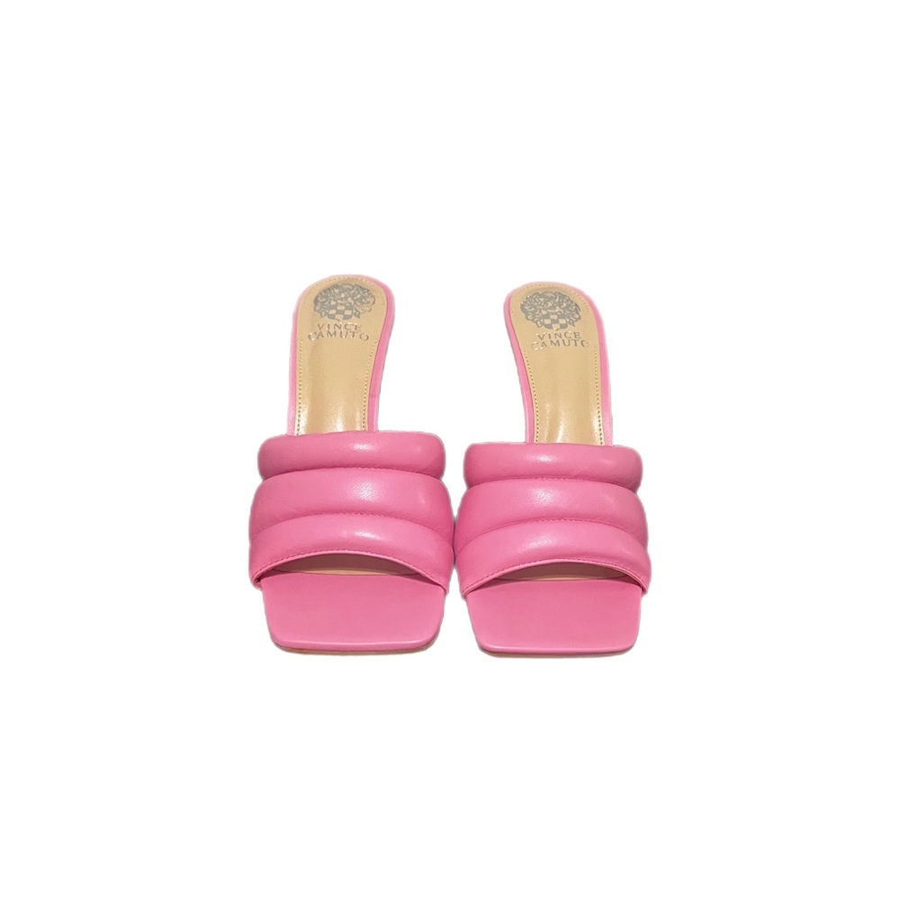 Vince Camuto Candriea Puffy Napa Heel Sachet Pink SZ 9